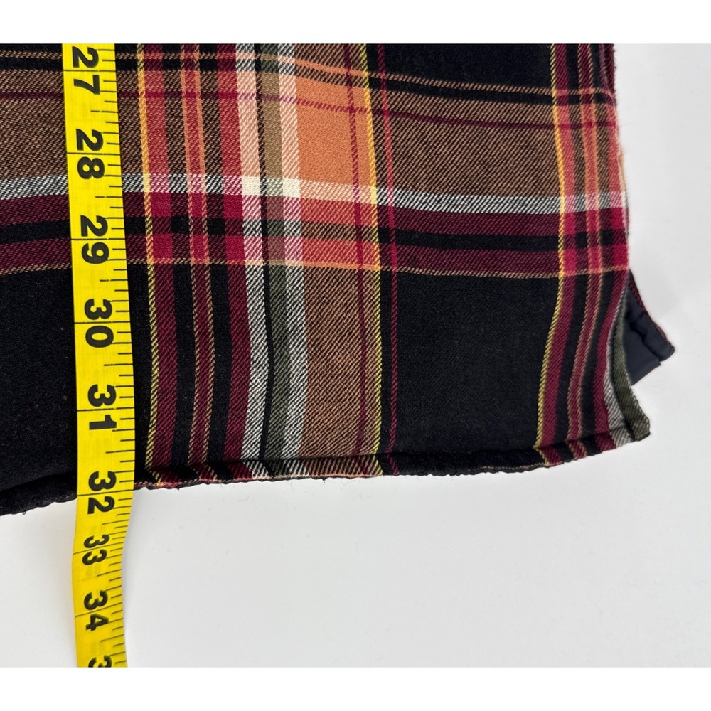Ely Cattleman Men's M Quilted Western Shacket Snap Plaid Jacket Hand Pockets - Picture 7 of 9
